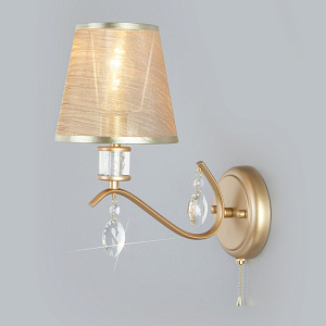 Бра Eurosvet 60103/1 перламутровое золото фото