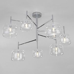 Люстра на штанге Eurosvet 70128/7 хром фото