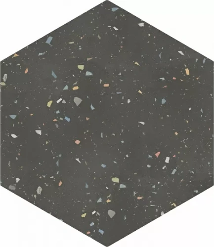 DNA Керамогранит 123386 Terrazzo Graphite Colours 32x36.8