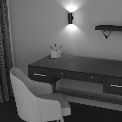 Настенный светильник (бра) Maytoni Technical C068WL-02B фото 2