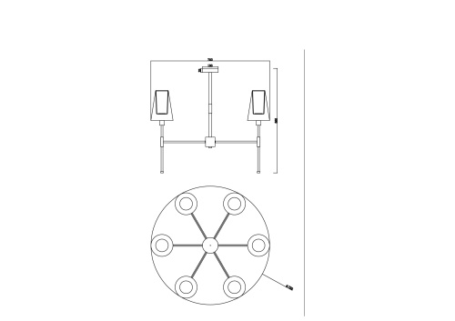 Люстра Freya FR5196PL-06CH фото 2