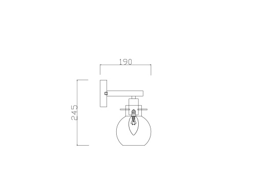 Настенный светильник (бра) Freya FR5183WL-01G фото 3