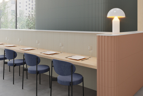 Керамическая плитка WOW Faces 131488 Dune Steel Blue 5х40 фото 2