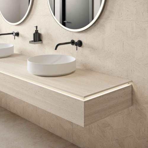 Керамогранит ABK Sensi Roma Cube Ivory Nat 3D 60x120 фото 2