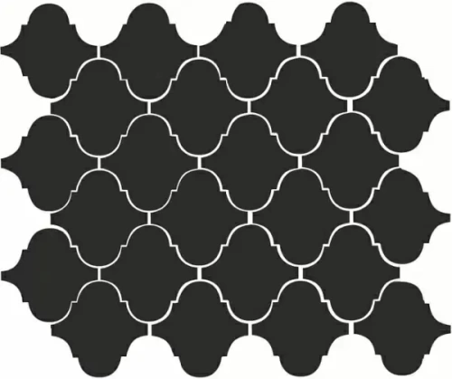 Плитка Kerama Marazzi Арабески глянцевый 65001 черный 26x30