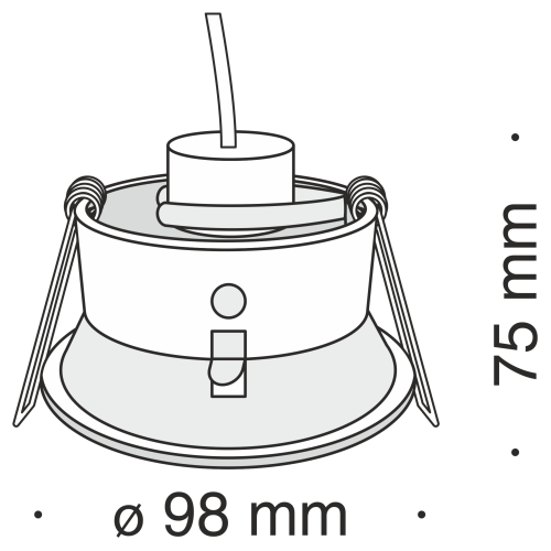 Встраиваемый светильник Maytoni Technical DL030-2-01W фото 4