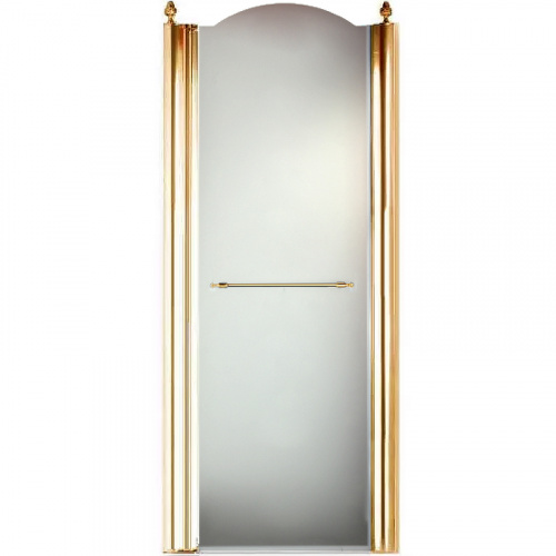 Душевая дверь Migliore Diadema распашная L80xH195 см SX, стекло матовое 22663