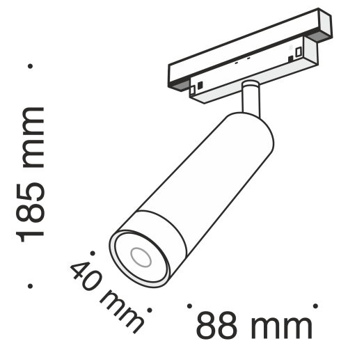 Трековый светильник Maytoni Technical TR019-2-7W3K-B фото 4