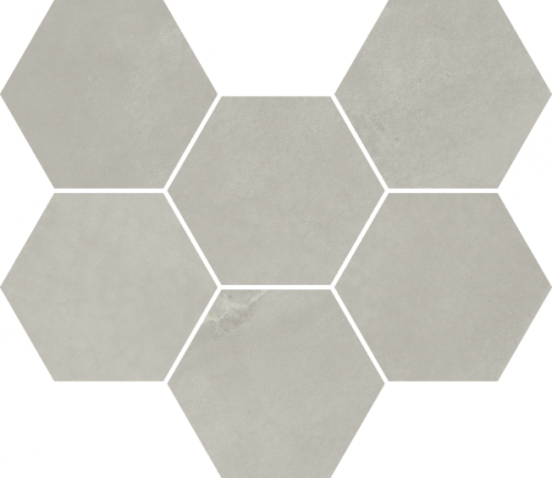 Мозаика Italon Continuum 620110000188 Silver Mosaico Hexagon 25x29