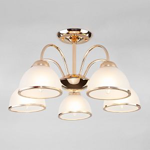 Люстра на штанге Eurosvet 30174/5 золото фото