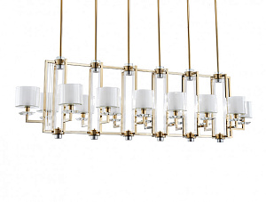 Люстра на штанге Newport 4408+6/S gold фото