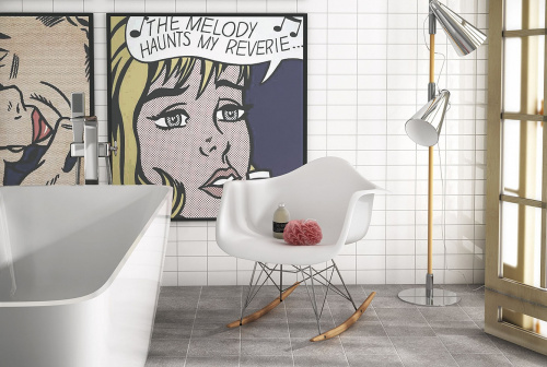 Керамическая плитка Equipe Micro 23541 Grey 20х20 фото 2