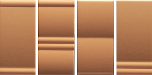 Керамическая плитка 41ZERO42 Mou 4101110 Caramel Matte Mix 6,2х12,5 фото