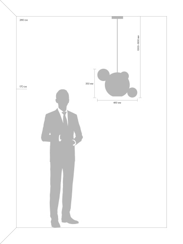 Подвесной светильник Freya FR5128PL-L10BS1 фото 5