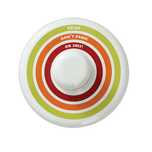 Artceram Postit Держатель туалетной бумаги с надписью по англ, керамический подвесной, 10,5 x 17 см, цвет: белый фото