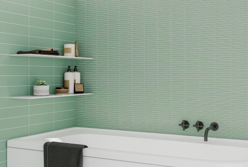 Керамическая плитка WOW Sweet Bars 128694 Sage Matt 12,5х25 фото 2