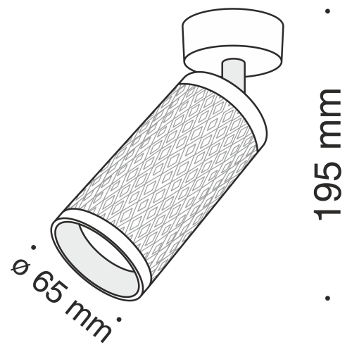 Потолочный светильник Maytoni Technical C034CL-01B фото 5