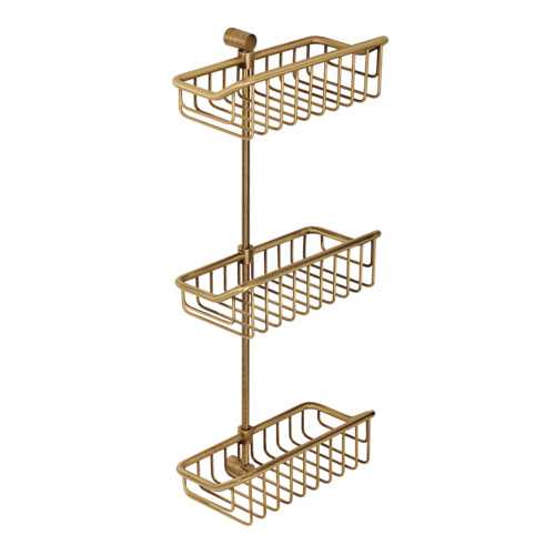Решетка тройная Migliore Complementi L26xP15xH60 см, бронза 22028