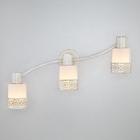 Спот Eurosvet 20025/3 белый с золотом/ хром фото