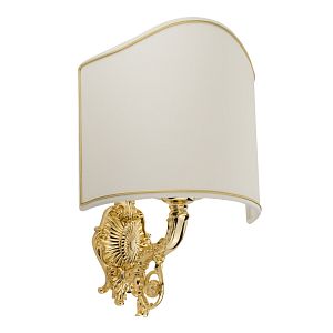 Светильник настенный Migliore Elisabetta абажур, золото 17077 фото