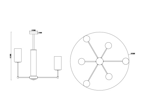 Люстра Freya FR5184PL-06BS фото 3