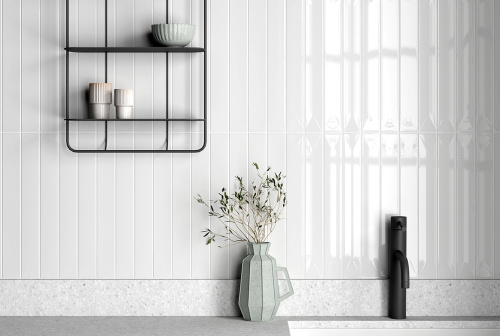 Керамическая плитка Equipe Vitral Snow 31140 5х40 фото 2