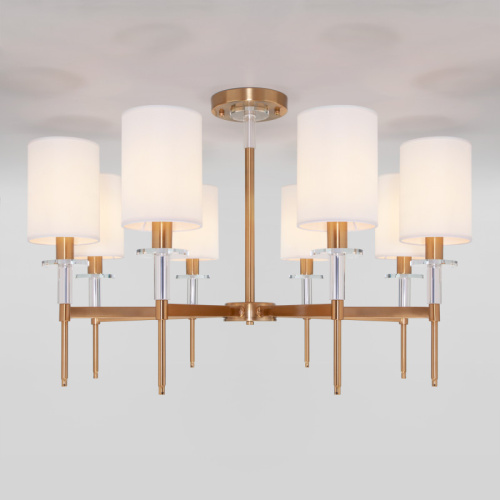 Люстра на штанге Eurosvet 60132/8 латунь