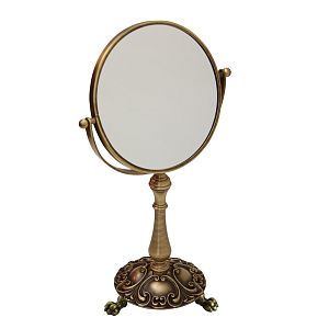 Зеркало Migliore Elisabetta оптическое настольное, H38 см бронза 16999 фото