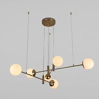 Подвесная люстра Eurosvet 70146/6 латунь фото