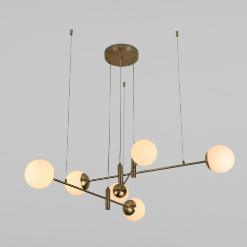 Подвесная люстра Eurosvet 70146/6 латунь