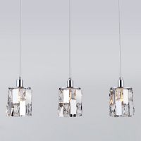 Подвесной светильник Eurosvet 50101/3 хром фото