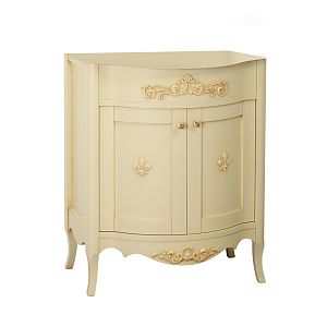 База Migliore Bella 64xH81x48 см для раковины 73 см, 2 двери с лилией филенчатые, цвет: Decape Sabbia 25911 фото