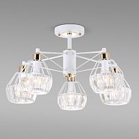 Люстра на штанге Eurosvet 70075/5 белый фото