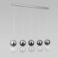 Подвесной светильник Eurosvet 50091/5 хром/дымчатый фото