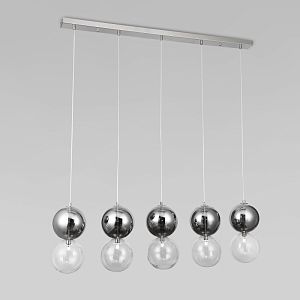 Подвесной светильник Eurosvet 50091/5 хром/дымчатый фото