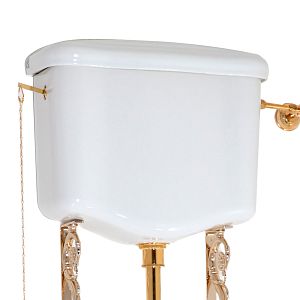 Бачок подвесной Migliore Bella высокий, для напольного WC, белая керамика 20614 фото