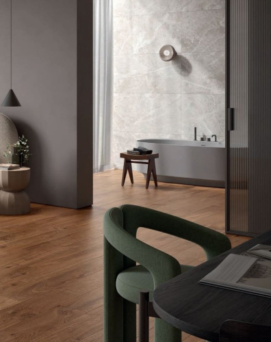 Керамогранит La Fenice Le Doghe 12DOG001 Mogano 20x120 фото 2