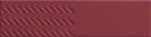 Керамическая плитка 41ZERO42 Biscuit 4101160 Waves Bordeaux 5x20