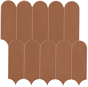 Керамическая плитка Atlas Concorde A4Z1 Prism Caramel Mosaico Bead 29,7x29,6 фото