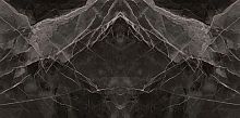 Kutahya Black Calacatta Book Match Kristal Rectified Parlak Nano 120x240 фото