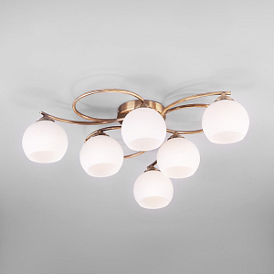 Накладная люстра Eurosvet 30144/6 античная бронза фото