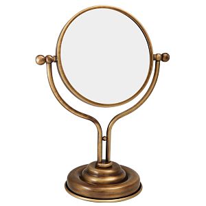Зеркало Migliore Mirella оптическое настольное D18 см (2Х), бронза 17171 фото