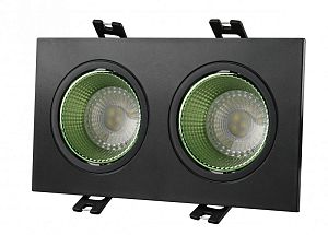 Встраиваемый светильник Denkirs DK3072-BK+GR фото