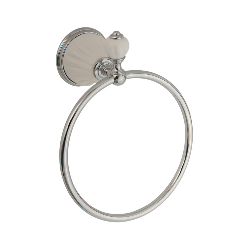 Кольцо Migliore Olivia, керамика белая, хром 17491