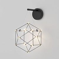 Бра Eurosvet 90310/1 черный жемчуг фото