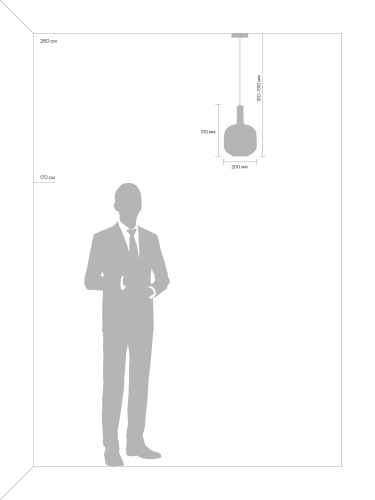 Подвесной светильник Freya FR8012PL-01AM фото 5