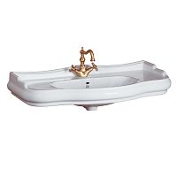 Раковина консоль Migliore Bella 100 см, белая керамика 20600 фото