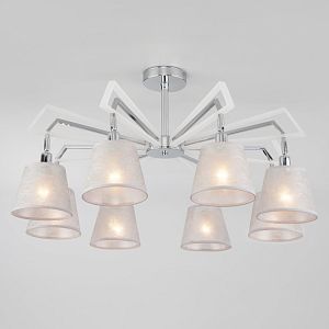 Люстра на штанге Eurosvet 60082/8 хром фото