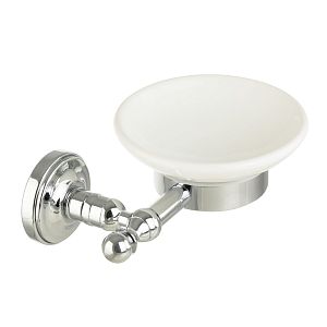 Mыльница Migliore Mirella настенная, керамика/хром 17227 фото