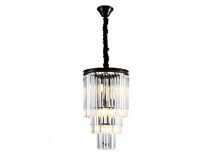 Каскадная люстра Newport 31110/S black+gold фото